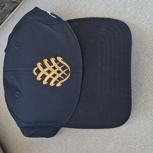 Black and Gold Baseball Cap